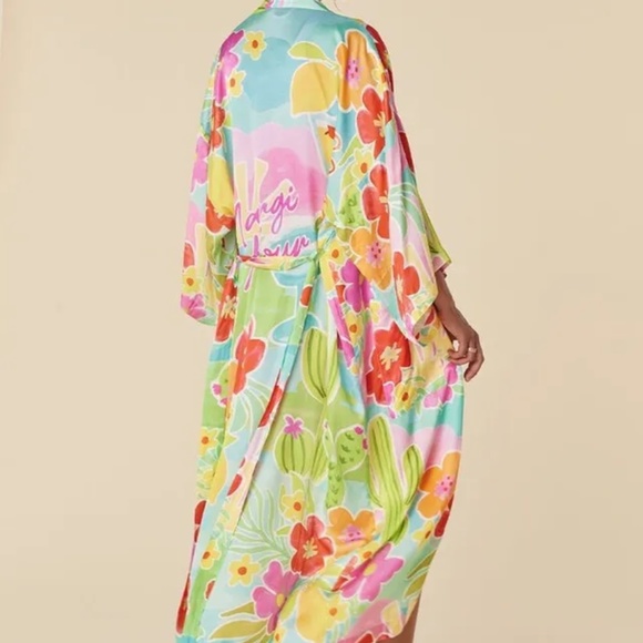 Free People Spell Margi Hour Maxi Robe Size S/M $240 Belt Is Missing - Picture 2 of 5